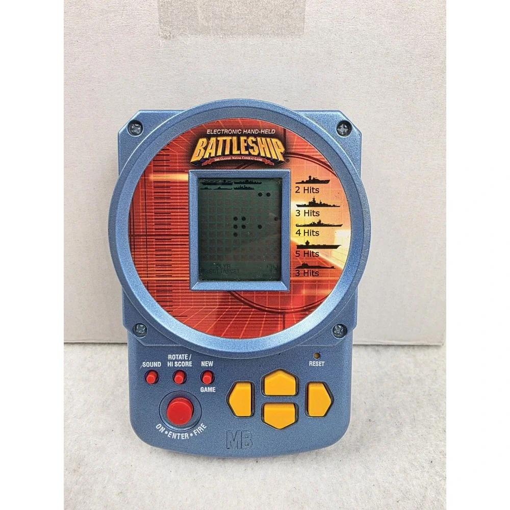 2002 Hand Held Battleship Electronic Handheld‎ Video Game Hasbro Milton Bradley